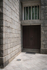 After passing through the entrance of the old cathedral, stone walls and wooden doors, you enter the old cathedral