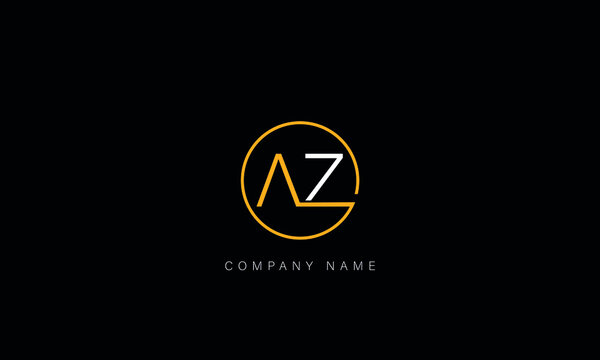 Letter az logo design Royalty Free Vector Image