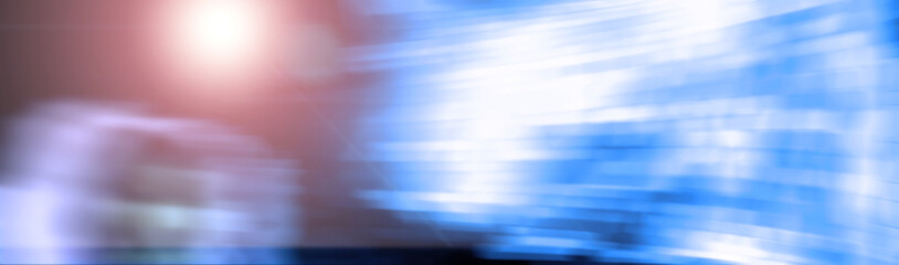 Abstract blue background. Blurred background with curved lines blue tint.