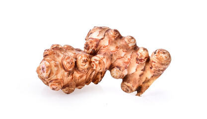 sunchoke isolated on the white background.