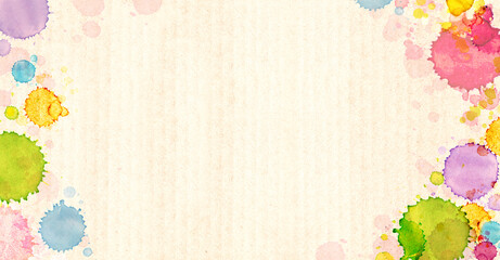Grunge background with paper texture with stains of paint