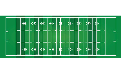 American football field. vector illustration 