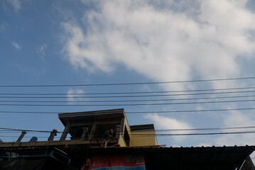Fototapeta premium site with clouds