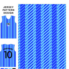 Jersey printing design pattern for soccer, badminton, basketball, volleyball, gaming, racing and fishing team uniforms. Fabric pattern. Sport background. Vector