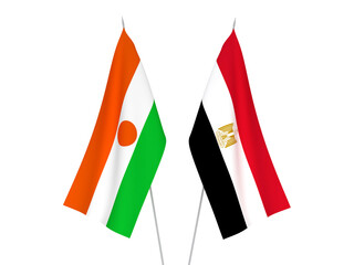 Egypt and Republic of the Niger flags