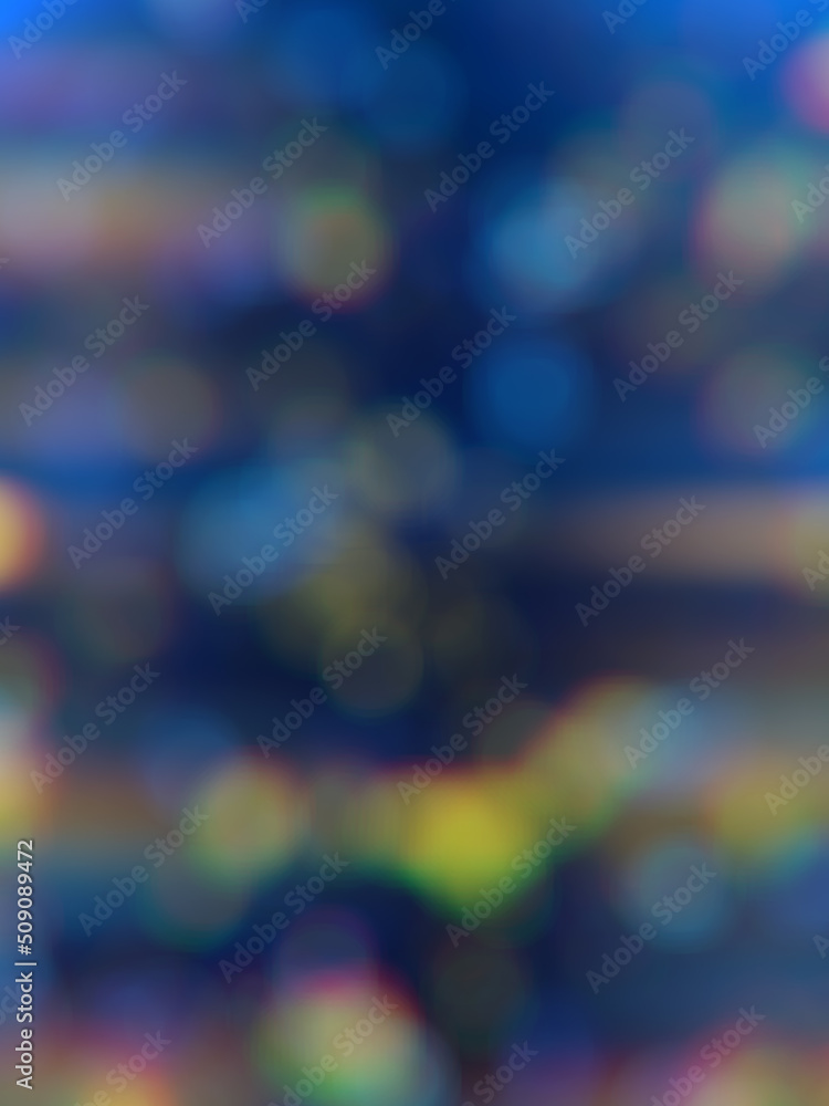 Aufkleber Out of focus abstract background. Beautiful bright modern design. 3d rendering digital illustration