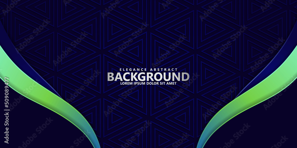 Poster abstract background design for business with futuristic and dynamic lines and wave on texture patter