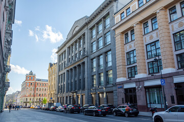 Obraz premium Building of the Ministry of Finance of the Russian Federation, Moscow, Russia