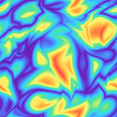 Smooth rainbow seamless background of thermal imager colorful monitor - 509095653