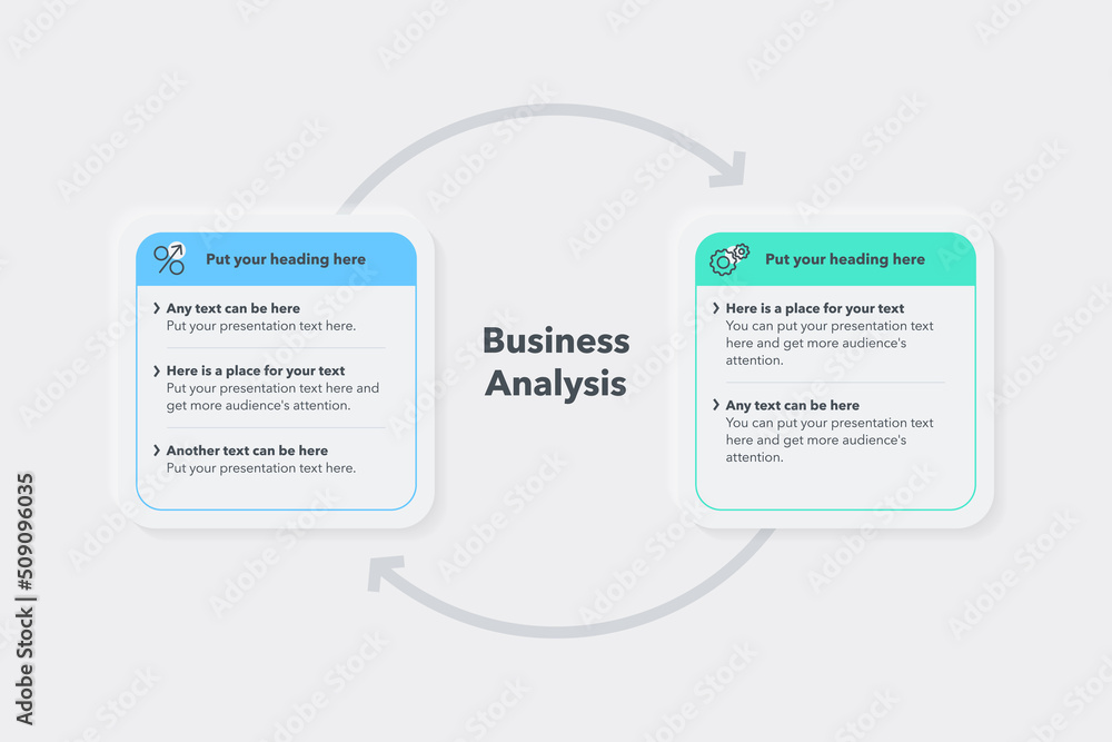 Poster Simple diagram for business analysis. Easy to use for your website or presentation.