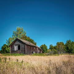 houses in an abandoned village