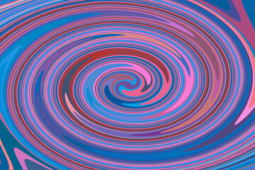 Abstract Colourful Spiral Perfect For Background