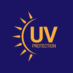 UV ultraviolet light vector icon badge