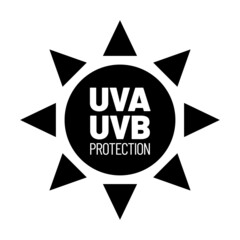 UV ultraviolet light vector icon badge