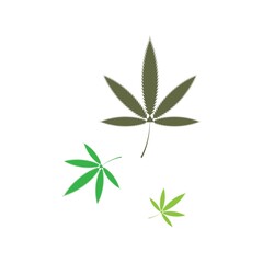 cannabis leaf seamless vector illustration design