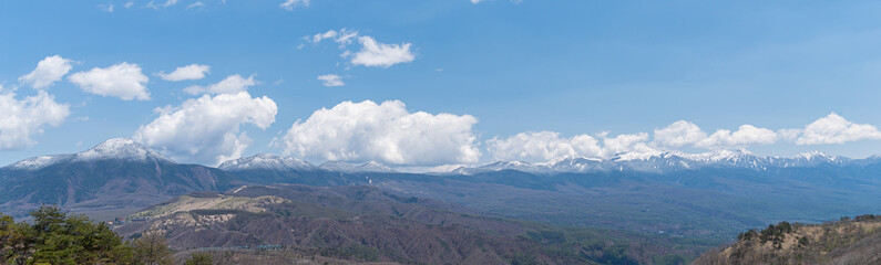 Fototapeta premium 八ヶ岳の山々