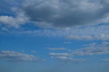 ciel bleu et nuages pales