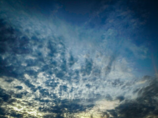 Fototapeta premium dark clouds in the sky, beautiful nature