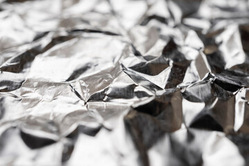 Abstract metal foil background, Silver background foil. silver texture