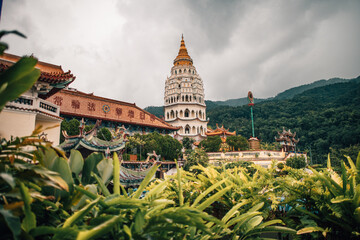 panorama with Temple in Penang