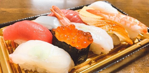 握り寿司　日本食