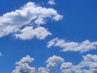 Naklejka na ściany i meble Clouds in the sky, cloud shape photo