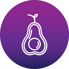 Avocado Icon