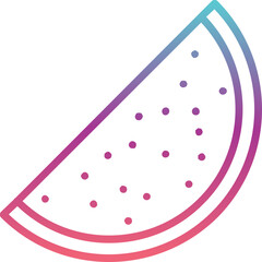 Water Melon Icon