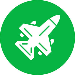 Fototapeta premium jet Icon