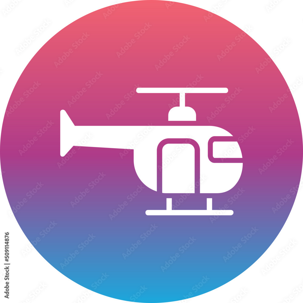 Poster Helicopter Icon