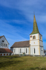 Fototapeta na wymiar Ottilienkirche in Randegg, Ortsteil von Gottmadingen im Landkreis Konstanz in Baden-Württemberg