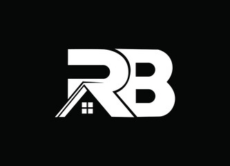 RB logo designed with letter R B in vector format.
