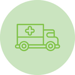 Medical Truck Icon