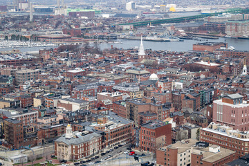 Fototapeta na wymiar Downtown Boston in the Autumn - Boston, Massachusetts, USA