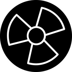 Fototapeta premium Radio Active Icon