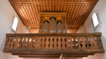 Innenansicht Bergkirche St. Michael bei Büsingen am Hochrhein