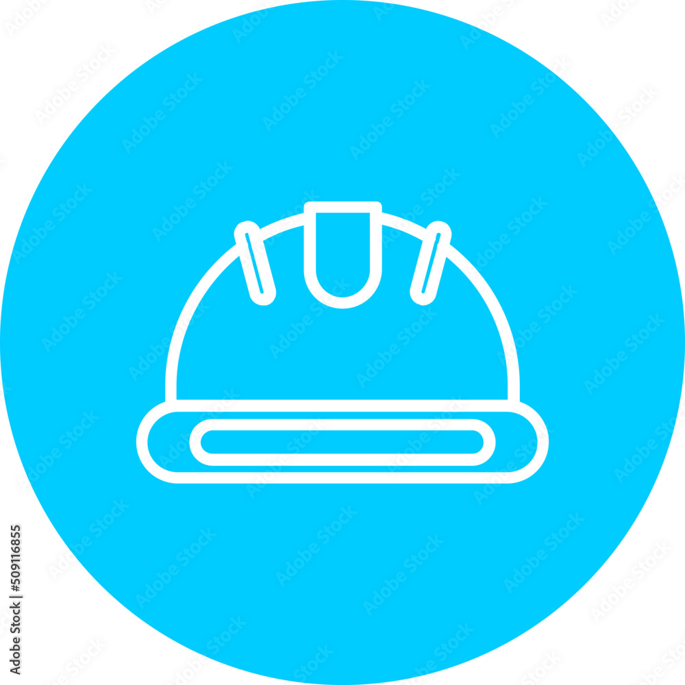 Wall mural Helmet Icon