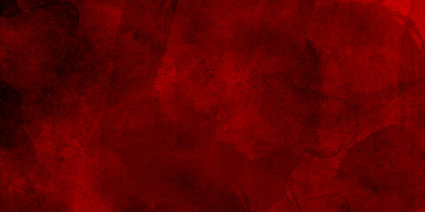 Beautiful Abstract Grunge Decorative Dark Red Stucco Wall Background. Valentines Christmas Design Layout. Art Rough Stylized Texture Banner With Copy Space.