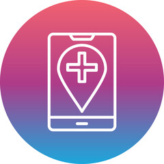 Obraz premium Location Icon