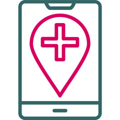 Obraz premium Location Icon