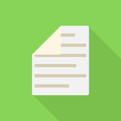 Document and form for the questionnaire. Illustration and icon of exam and list. Office paper and test checklist. Vector