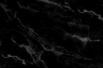 Black marble natural pattern for background, abstract black and white
