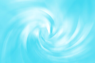 Bright blue spiral vortex soft blurred abstract gradient background
