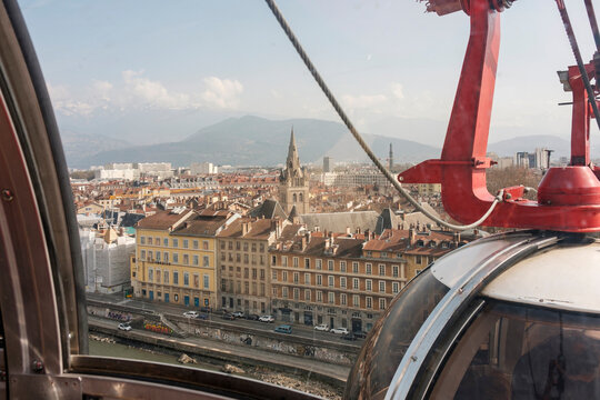 Grenoble's famous ball cable car