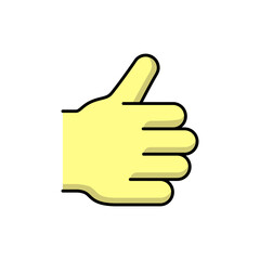 thumbs up icon design template vector illustration
