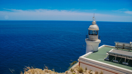 Faro del Albir en Sierra Heladam Costa Blanca, Alicante