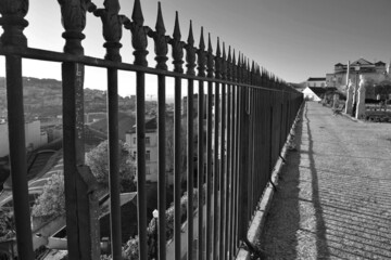 View of Lisbon through the Fence