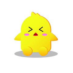 cute duct illustration vector