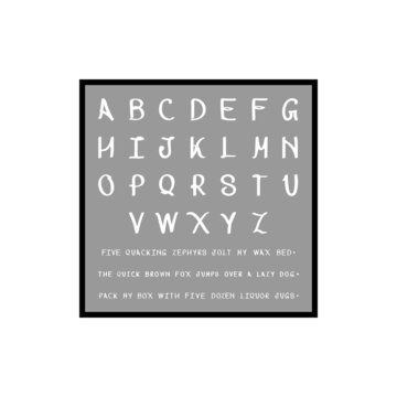 Abstract Fashion font alphabet. Minimal modern urban fonts, vector, illustration.