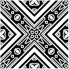 Abstract background with black and white pattern. Unique geometric vector swatch. Perfect for site backdrop, wrapping paper, wallpaper, textile and surface design.